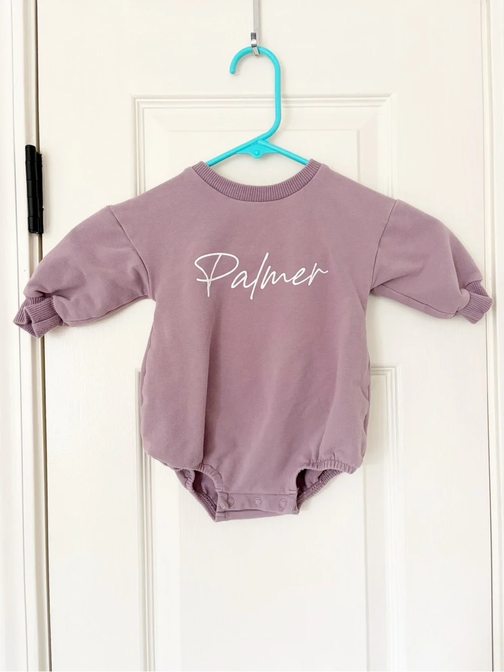6-12m • PALMER purple bubble sweatshirt